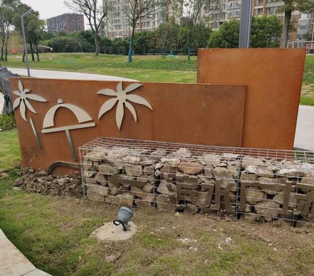 合肥锈钢板挡土墙